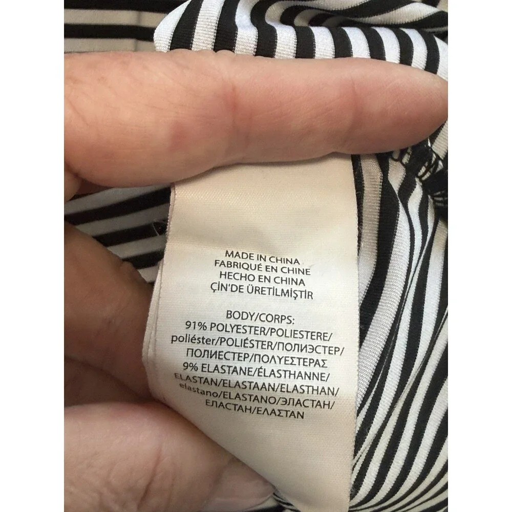 Men Polo Ralph Lauren RLX Sport Golf Black white striped logo shirt size XL